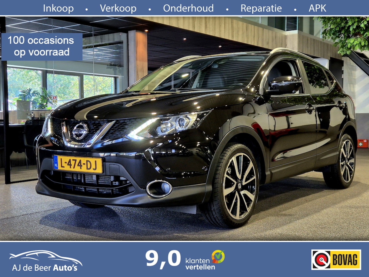 Nissan Qashqai - 1.2 Tekna Navigatie | Trekhaak | Volleder | Camera - AutoWereld.nl