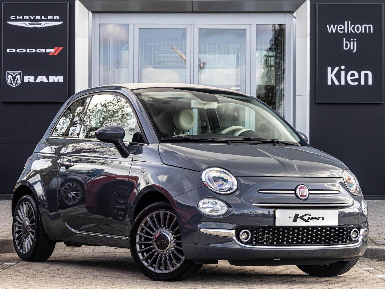 Fiat 500 C - 0.9 TwinAir Turbo Lounge | Cabrio | Cruise Control | PDC | Navigatie - AutoWereld.nl