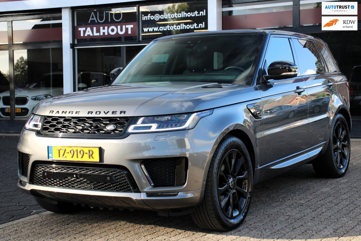 Land Rover Range Rover Sport - 3.0 SDV6 Autobiography Dynamic - CARPLAY, TREKHAAK, LUCHTVERING, PANO, KEYLESS GO - AutoWereld.nl