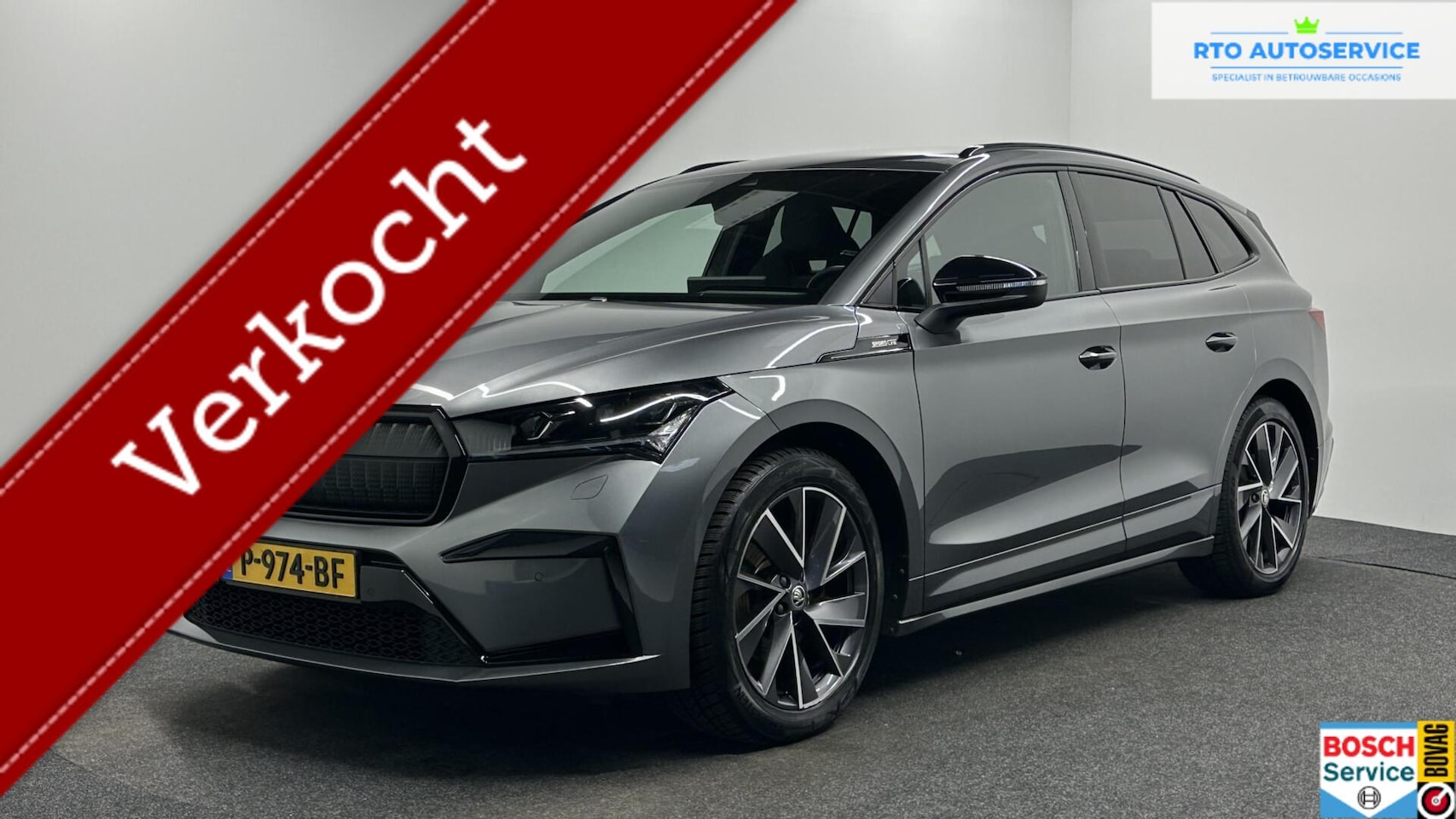 Skoda Enyaq iV - 60 Sportline 89% SOH CAMERA ECC ADAPTIEF CRUISE NAVI CARPLAY. - AutoWereld.nl