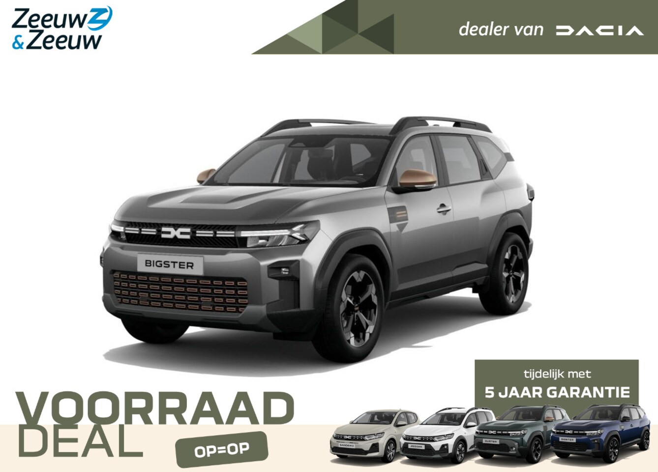 Dacia Bigster - Hybrid 155 Extreme 8X uit voorraad leverbaar | verschillende kleuren beschikbaar met € 450 - AutoWereld.nl