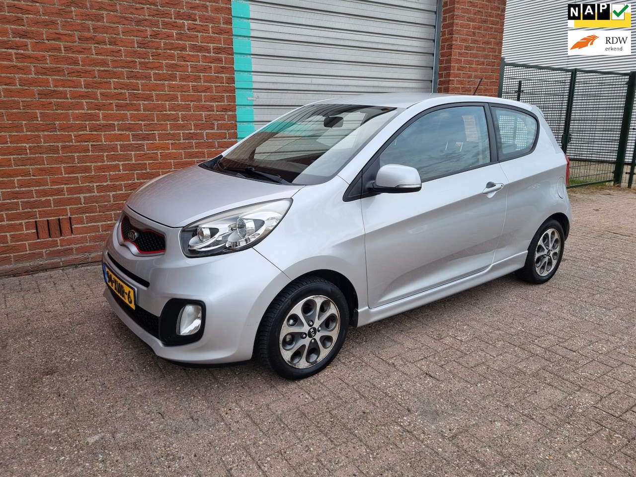Kia Picanto - 1.0 CVVT Plus Pack 3-Drs Airco! LED! Bj:2012 NAP! - AutoWereld.nl