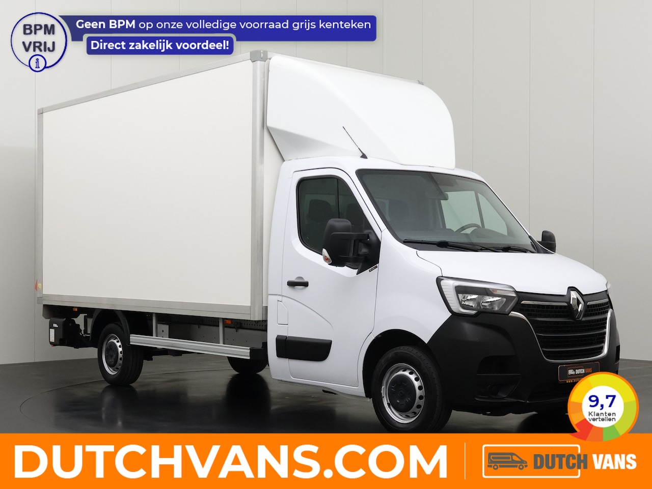Renault Master - 2.3DCi 145PK Bakwagen+Laadklep | Navigatie | Camera | 3-Zits | Dakspoiler | Airco | Cruise - AutoWereld.nl