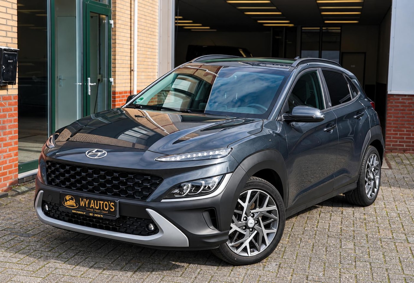 Hyundai Kona - 1.6 GDI HEV Fashion Stuurverwarming|Stoelverwarming|18"|GARANTIE|Krell| - AutoWereld.nl