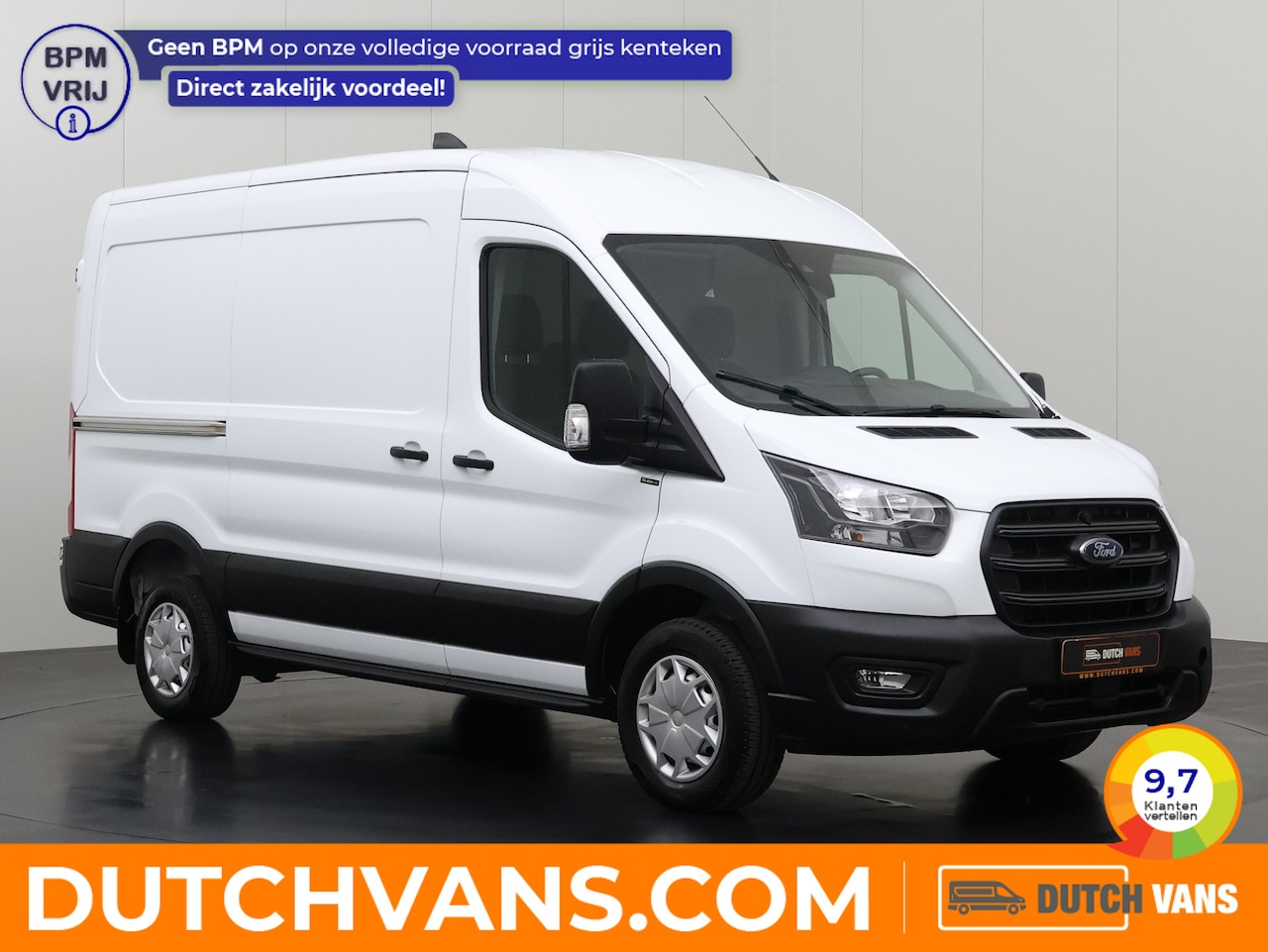 Ford Transit - 2.0TDCi 130PK L2H2 | Airco | Cruise | 3-Zits | Betimmering - AutoWereld.nl
