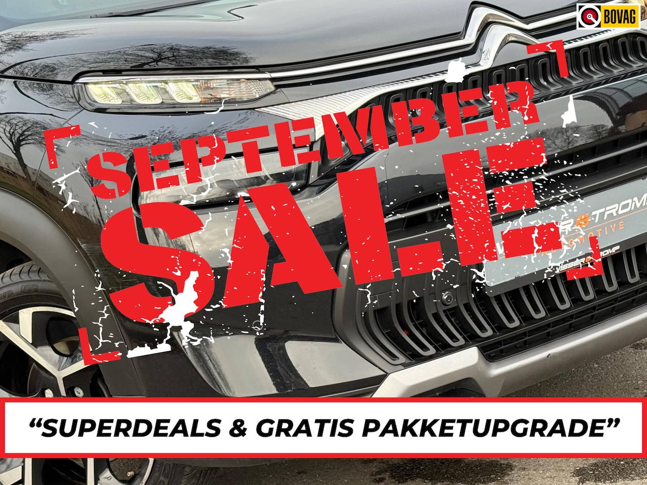 Citroën C3 Aircross - 1.2 PureTech Shine 130pk Automaat - Noir Perla Nera - Panorama schuifdak/Carplay - AutoWereld.nl