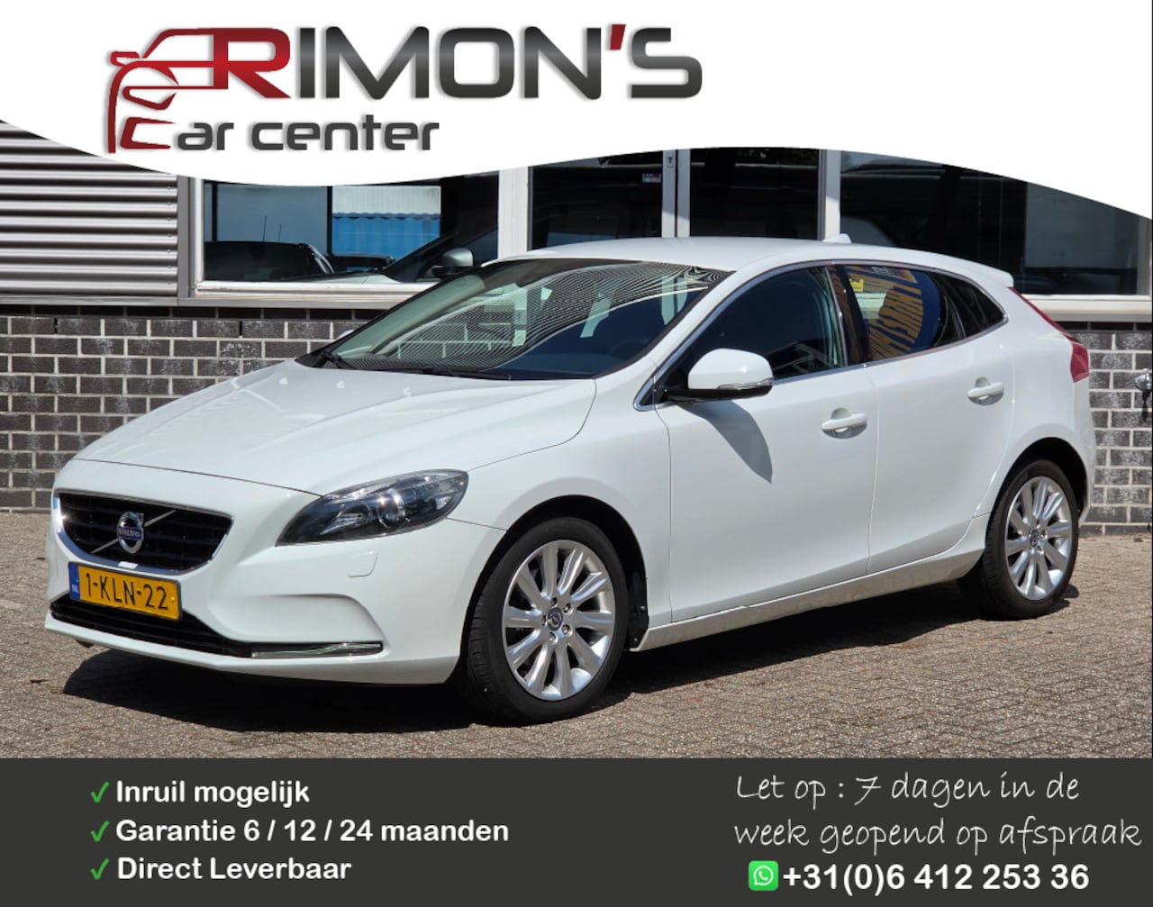 Volvo V40 - 1.6 T3 Momentum Camera Navi Apk Tm 11-2027 - AutoWereld.nl