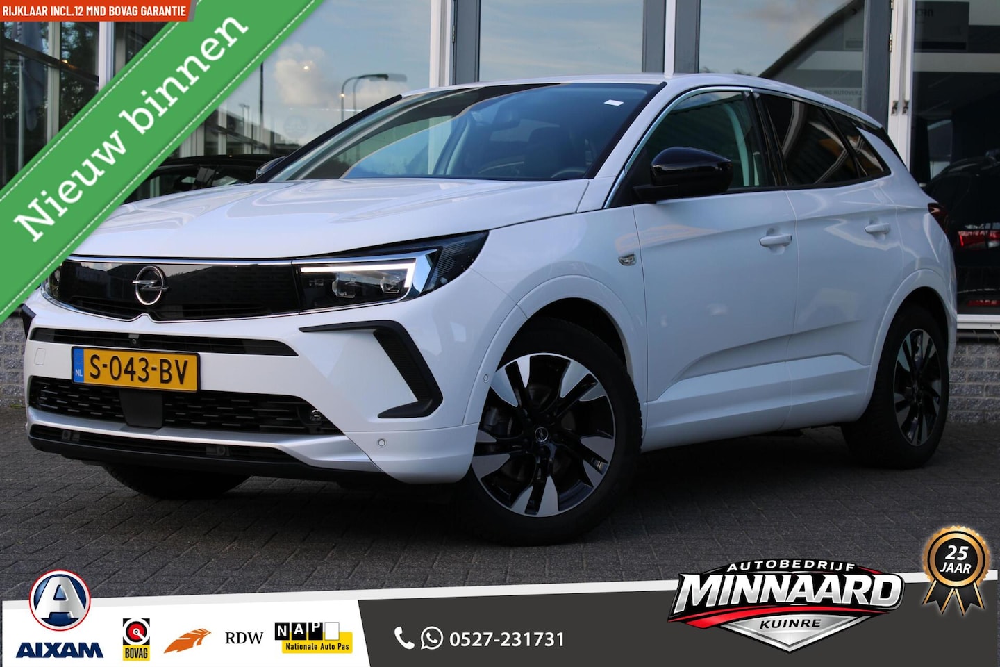 Opel Grandland - 1.2 Turbo Elegance 1.2 Turbo Elegance - AutoWereld.nl