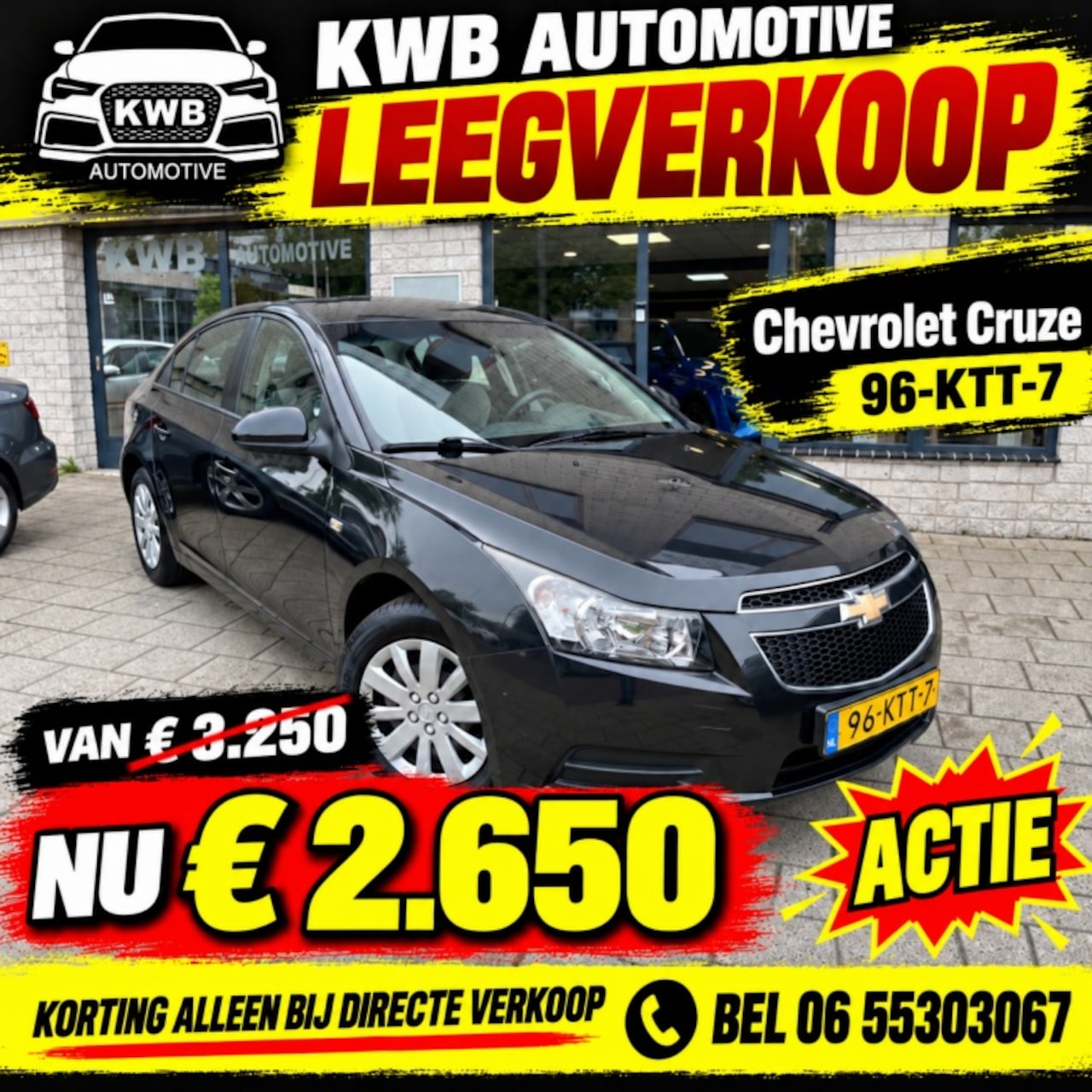 Chevrolet Cruze - 1.6 LS | Airco | Nieuwe APK 5-deurs | NAP - AutoWereld.nl