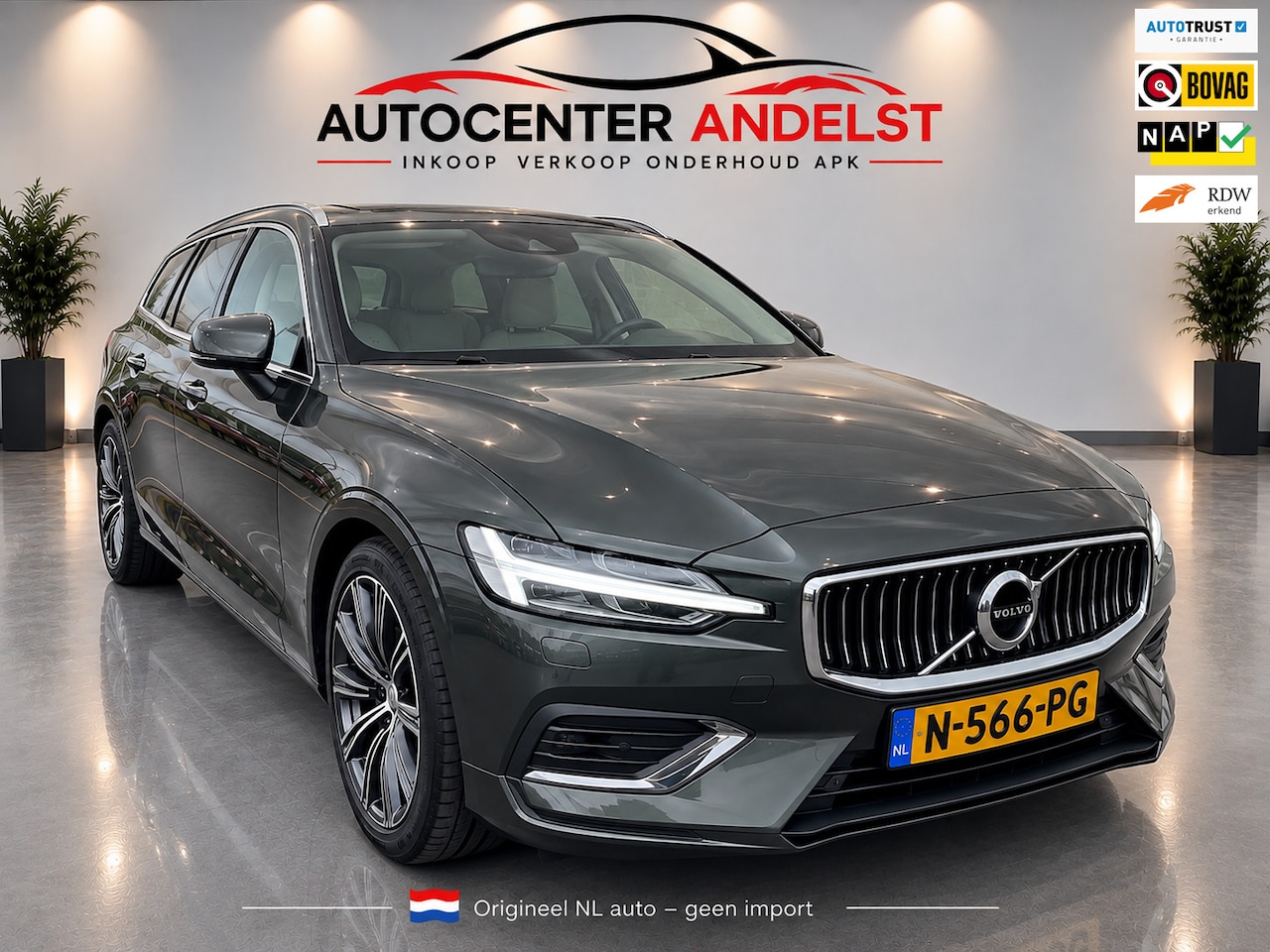 Volvo V60 - 2.0 T8 Recharge AWD Inscription 2.0 T8 Recharge AWD Inscription, Trekhk, Acc, ORG.NL Cam, Stoel-/stuurverw, 1e eig, Geen i - AutoWereld.nl