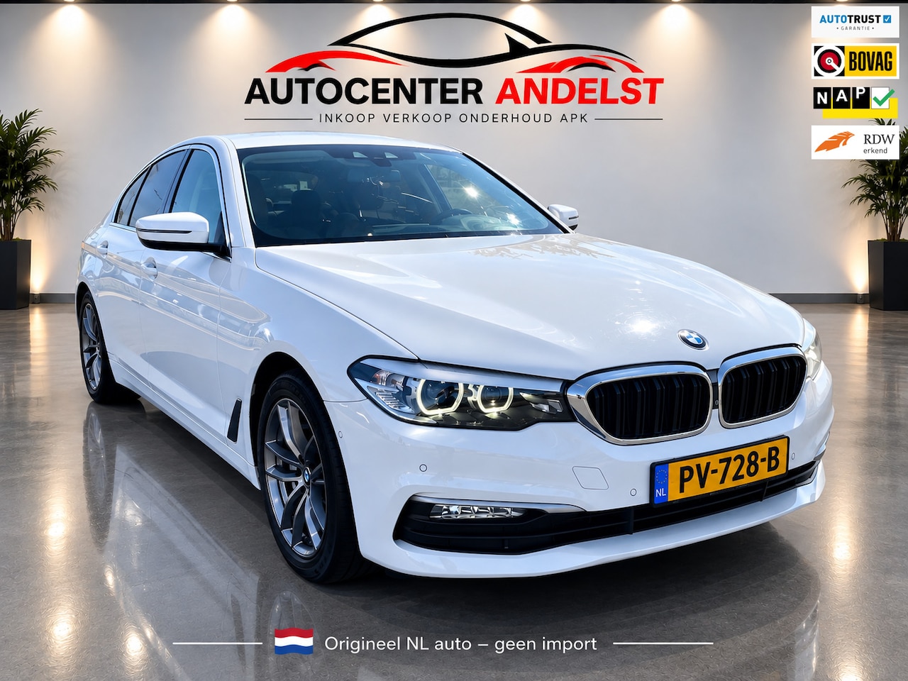 BMW 5-serie - 530i Executive 530i Executive, Aut, Leder, Cam, Cruise/Climate, Pdc, Navi, CarPlay, LED, 18'', 2e eig, Ge - AutoWereld.nl
