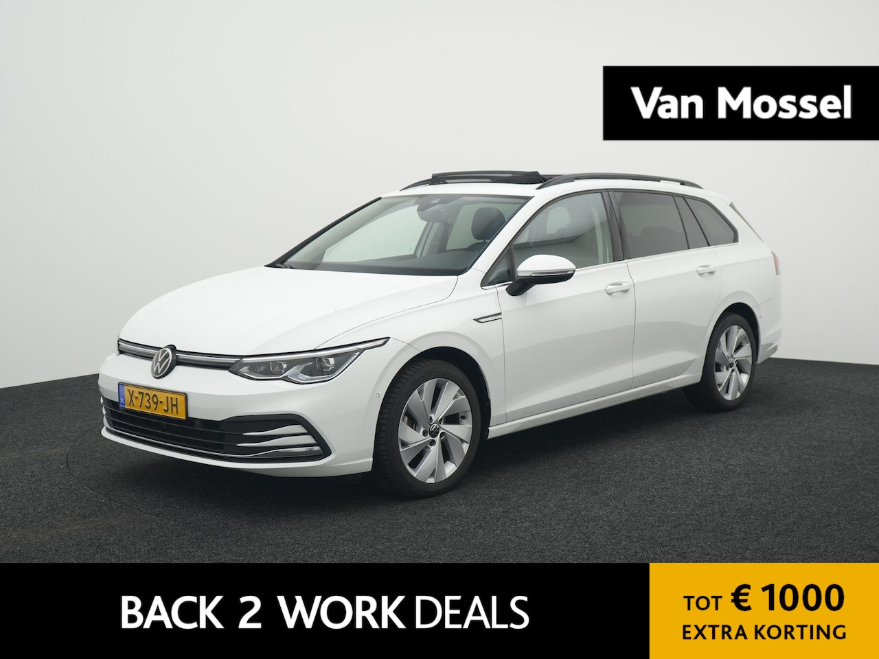 Volkswagen Golf Variant - 1.5 eTSI Business AUTOMAAT | PANORAMADAK | SPORTSTOELEN | ADAPTIEVE CRUISE | STOEL & STUUR - AutoWereld.nl