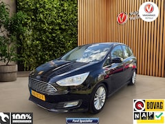 Ford C-Max - 1.0 Titanium ✅125Pk ✅Trekhaak ✅Navi ✅Boekjes ✅Nap
