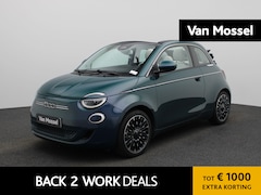 Fiat 500 C - 42 kWh La Prima by Bocelli | ACHTERUITRIJCAMERA | APPLE CARPLAY - ANDROID AUTO | STOELVERW