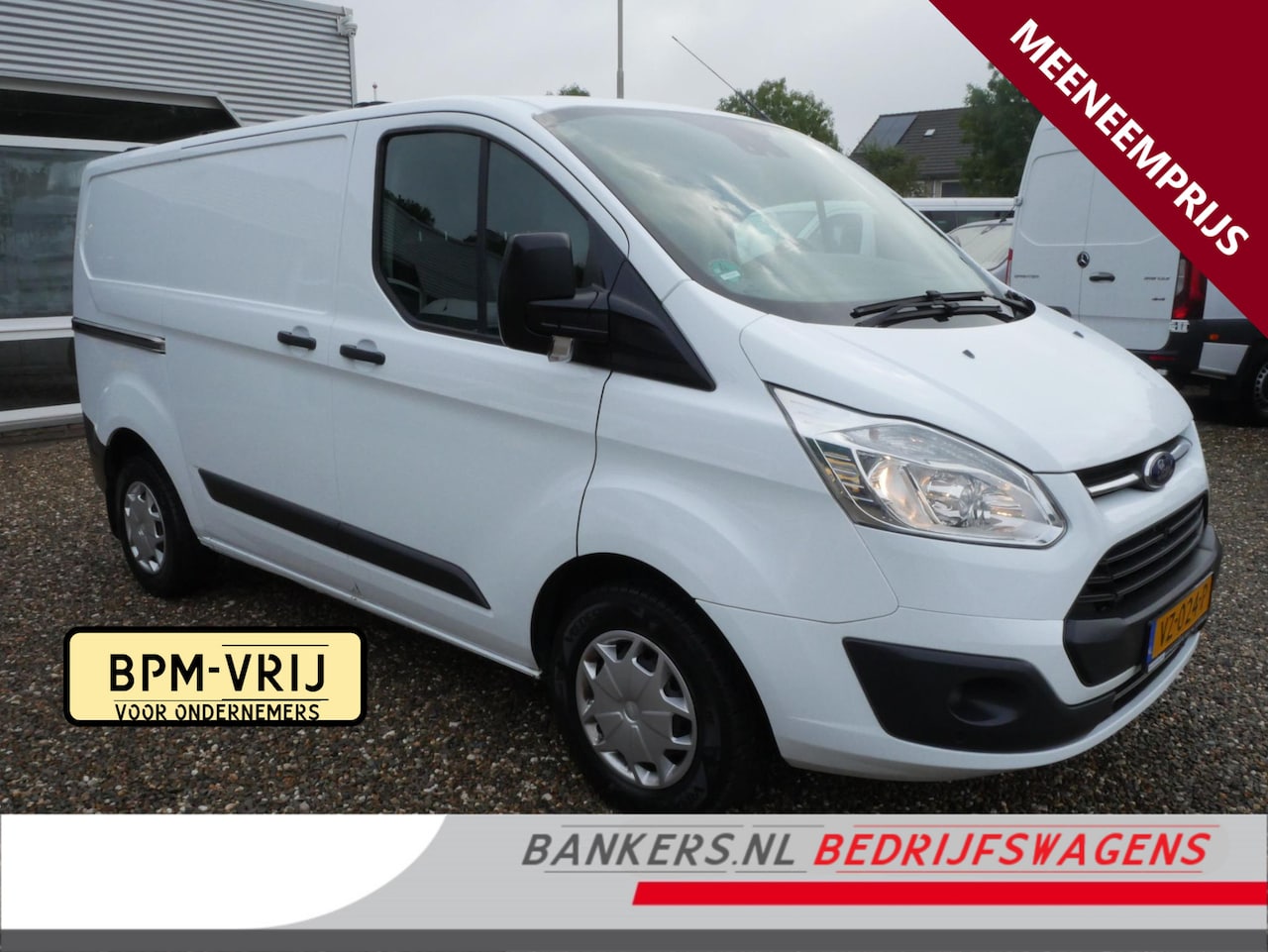 Ford Transit Custom - 2.0 TDCI 130PK L1 Airco Camera Trekhaak Geen garantie, zo meenemen - AutoWereld.nl