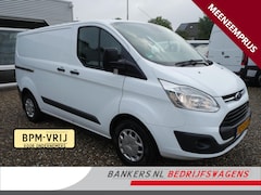 Ford Transit Custom - 2.0 TDCI 130PK L1 Airco Camera Trekhaak Geen garantie, zo meenemen
