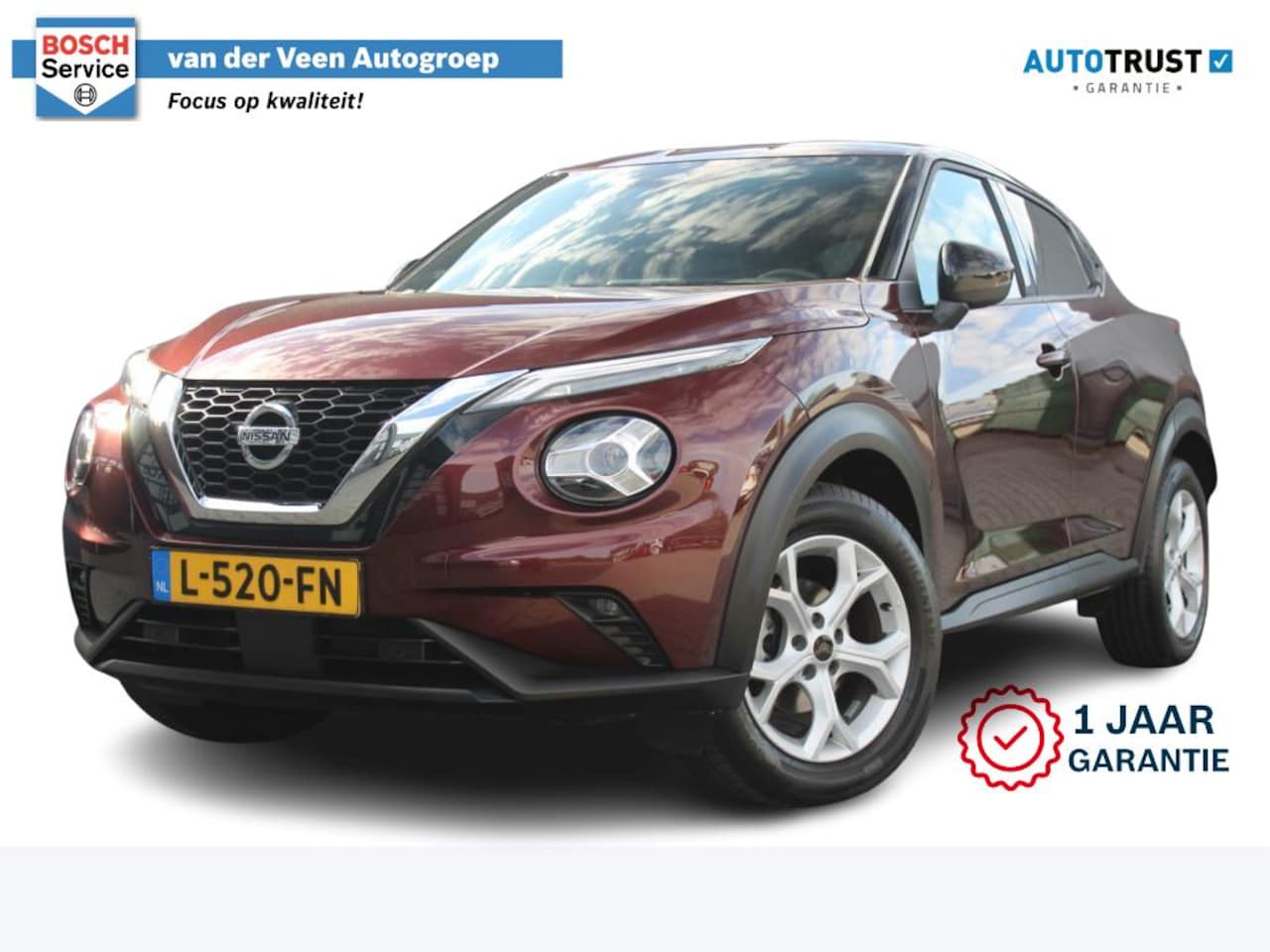 Nissan Juke - 1.0 DIG-T N-Connecta | Incl. 12 maanden garantie | Parkeercamera | Parkeersensoren | Cruis - AutoWereld.nl