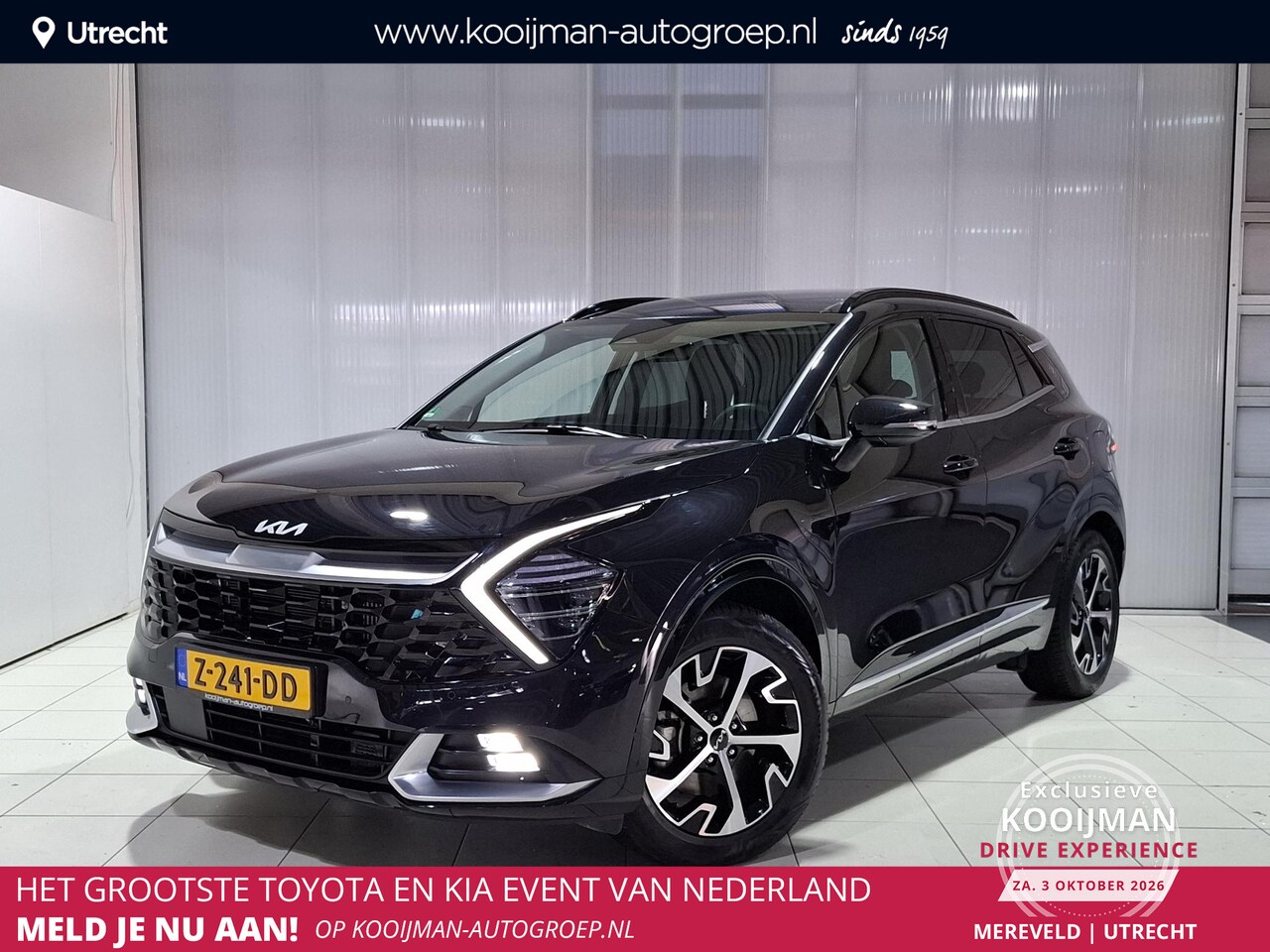 Kia Sportage - 1.6 T-GDi Hybrid DynamicPlusLine Stoel en Stuur verwarming, Schuif kantel dak, Apple Carpl - AutoWereld.nl