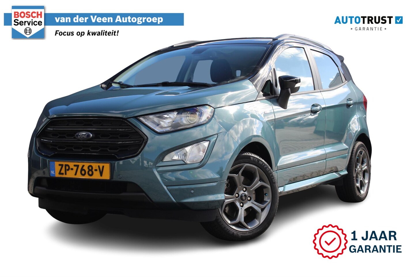 Ford EcoSport - 1.0 EcoBoost ST-Line | Incl. 12 maanden garantie | Airco | Trekhaak | Stoelverwarming | St - AutoWereld.nl