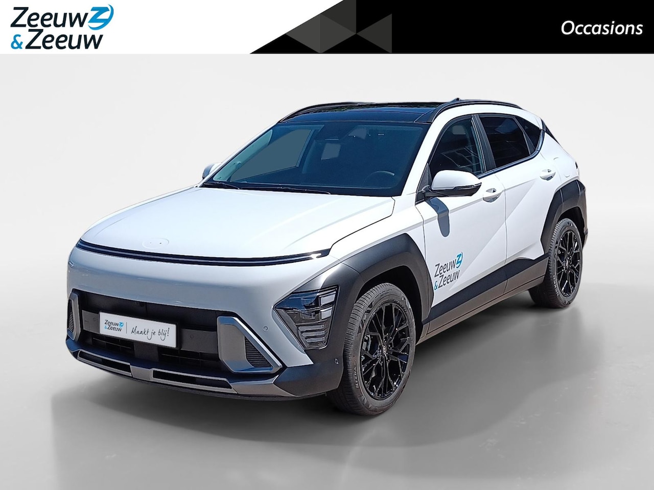 Hyundai Kona - 1.6 GDI HEV Premium Sky | Schuif-/kanteldak | Elektrische stoelverstelling | Stoelverwarmi - AutoWereld.nl