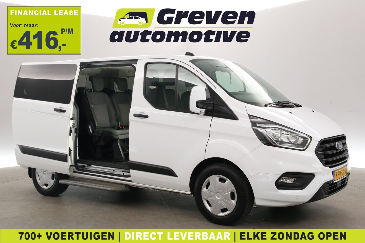 Ford Transit Custom - 2.0 TDCI L1H1 | 9 Persoons | Airco | Cruise | Parkeersens. - AutoWereld.nl