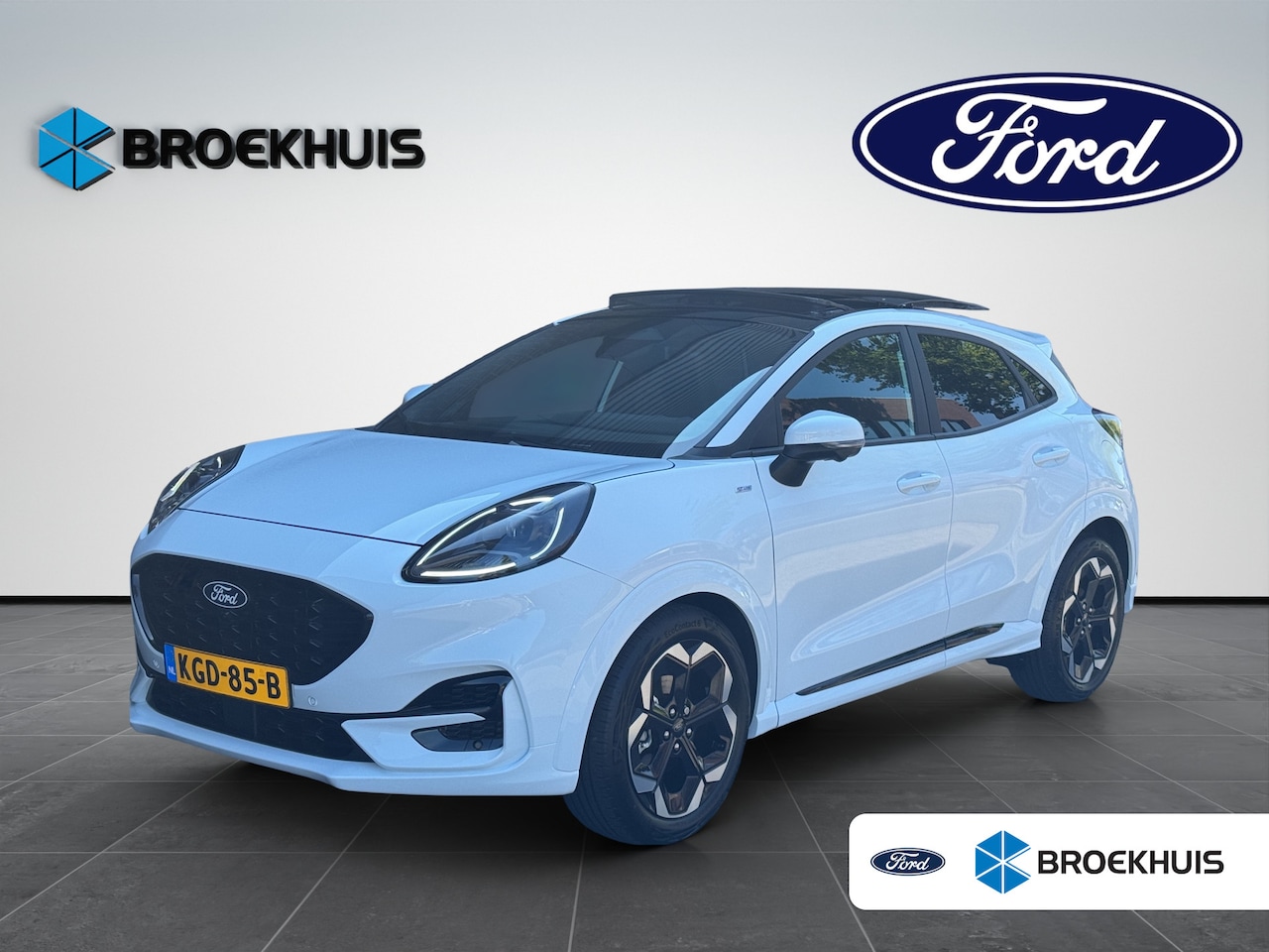 Ford Puma - 1.0 EcoBoost Hybrid ST-Line X 125pk | Incl 5 jaar/100.000km Garantie | Panoramadak | Drive - AutoWereld.nl