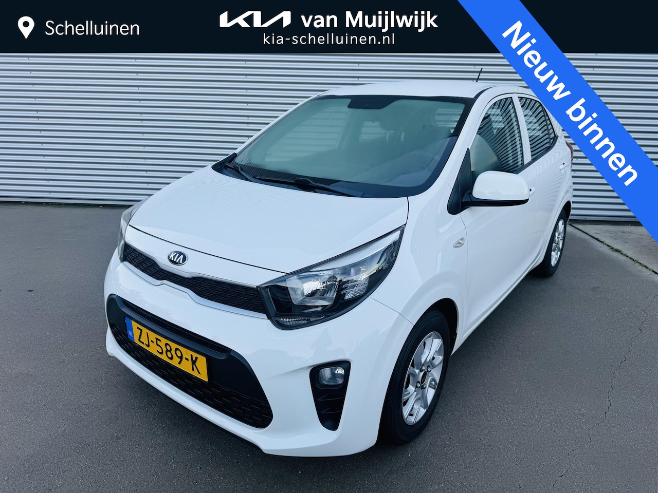 Kia Picanto - 1.0 EconomyPlusLine NW Geleverd & Onderhouden | Airco | Bluetooth | Afkomstig van 1e eigen - AutoWereld.nl