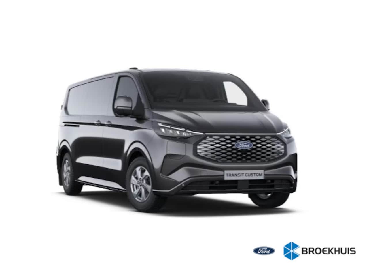Ford Transit Custom - E-Transit 340 L2H1 Limited 71 kWh | €3.170,- korting !! | Inklapbare trekhaak | Centrale d - AutoWereld.nl