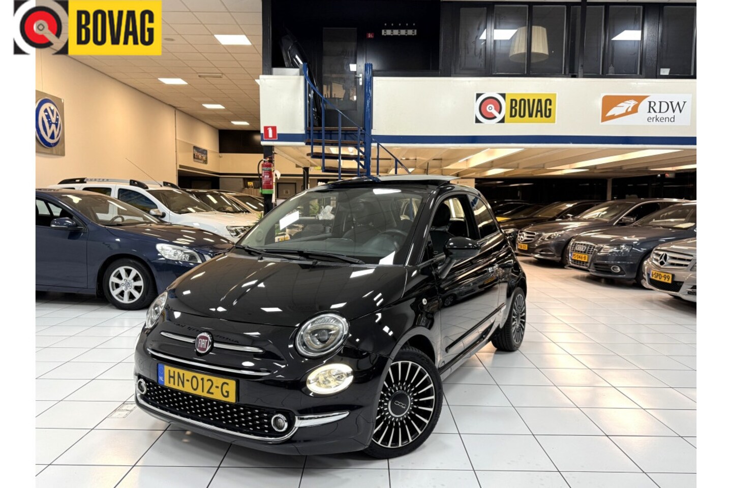 Fiat 500 - 0.9 TwinAir T Lounge Bovag Garantie Automaat - AutoWereld.nl