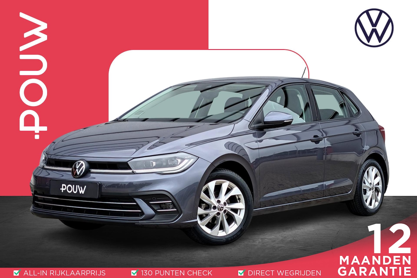 Volkswagen Polo - 1.0 TSI 95pk Style | Navigatie | IQ Light V+A | App Connect - AutoWereld.nl