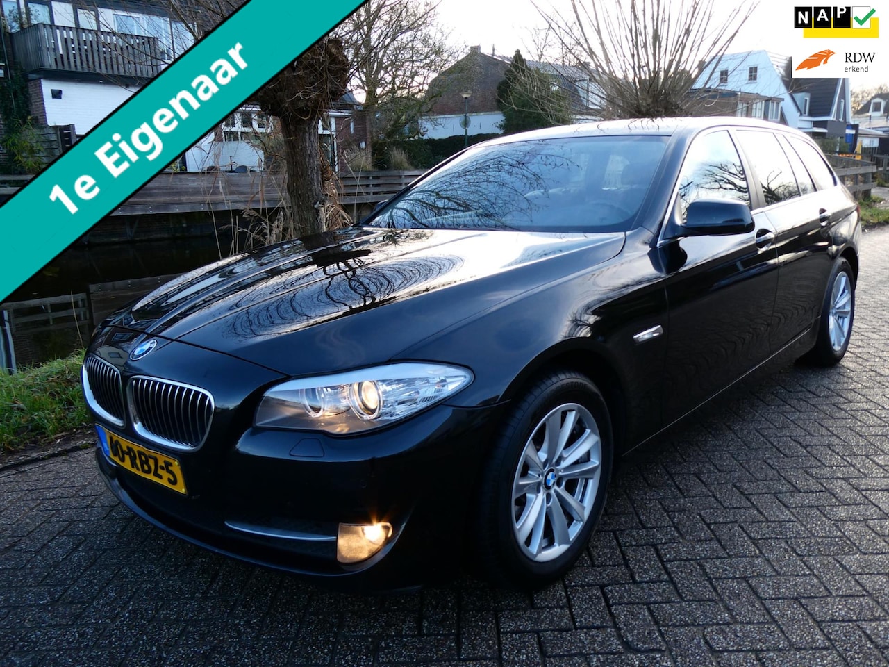 BMW 5-serie Touring - 523i Exe 204pk Automaat 1e eig. Clima Leder Navi - AutoWereld.nl