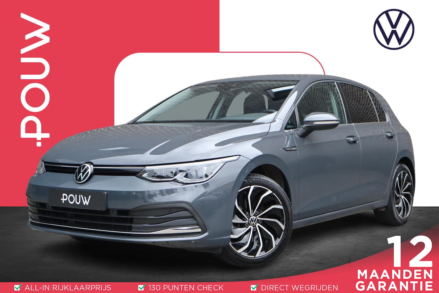 Volkswagen Golf - 1.5 TSI 130pk Style | Stoelverwarming | Achteruitrijcamera | 17 inch LMV | Ergo Bestuurder - AutoWereld.nl
