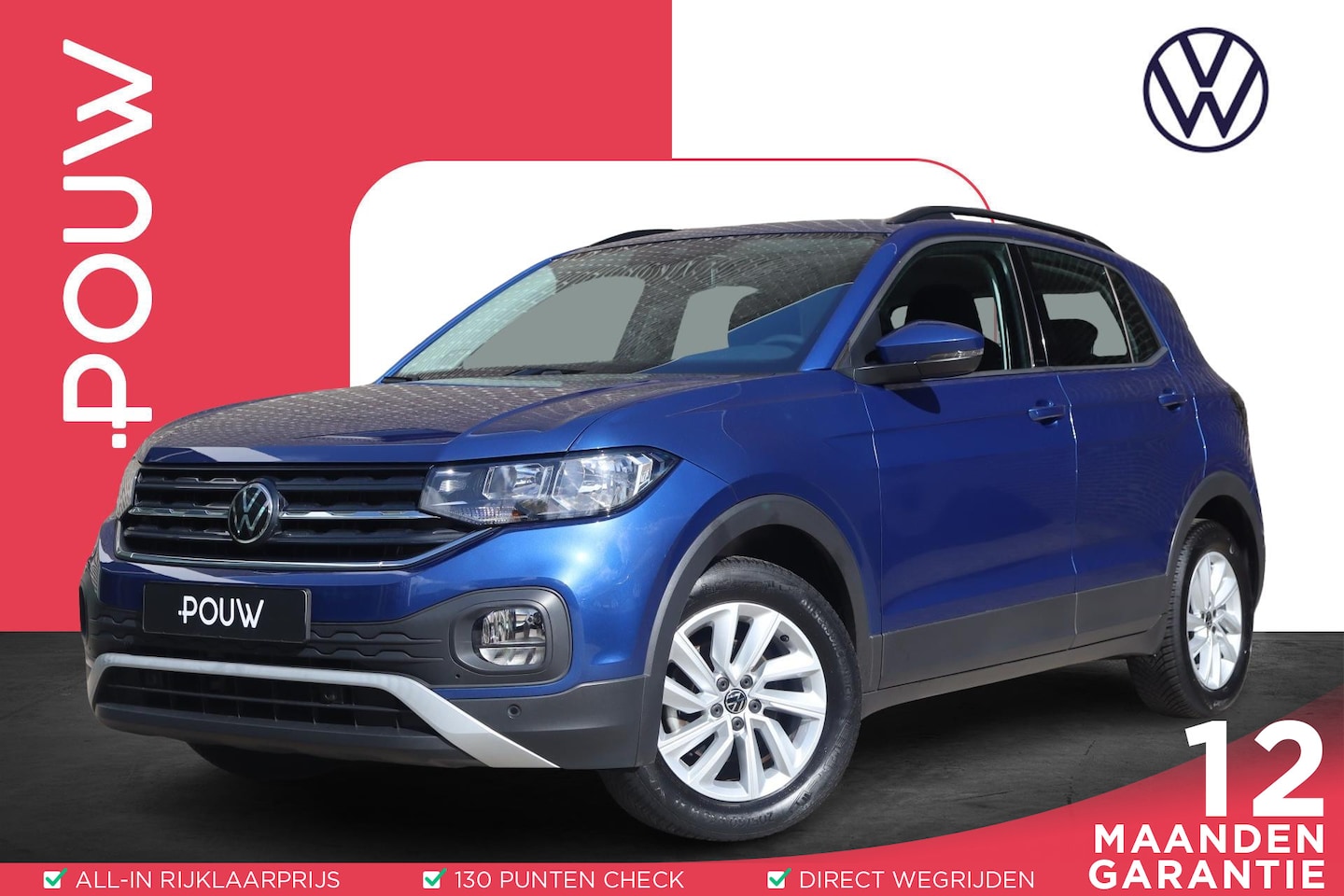 Volkswagen T-Cross - 1.0 TSI 95pk Life | Airconditioning | All Season Banden | Navigatiesysteem | Apple Carplay - AutoWereld.nl