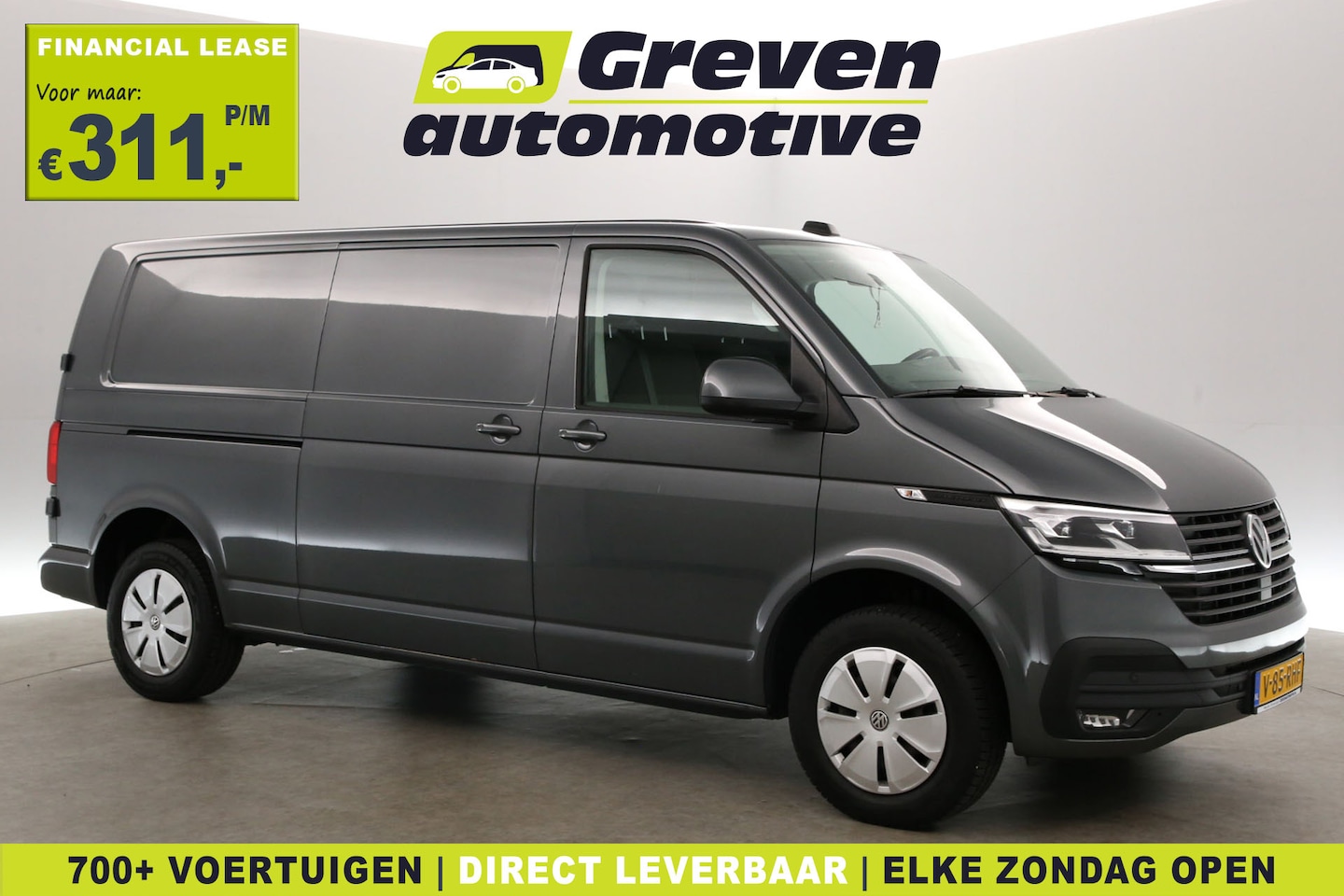 Volkswagen Transporter - 2.0 TDI L2H1 150PK | Automaat | Airco | Camera | Cruise | 3 Zits | Trekhaak | Carplay | 2x - AutoWereld.nl