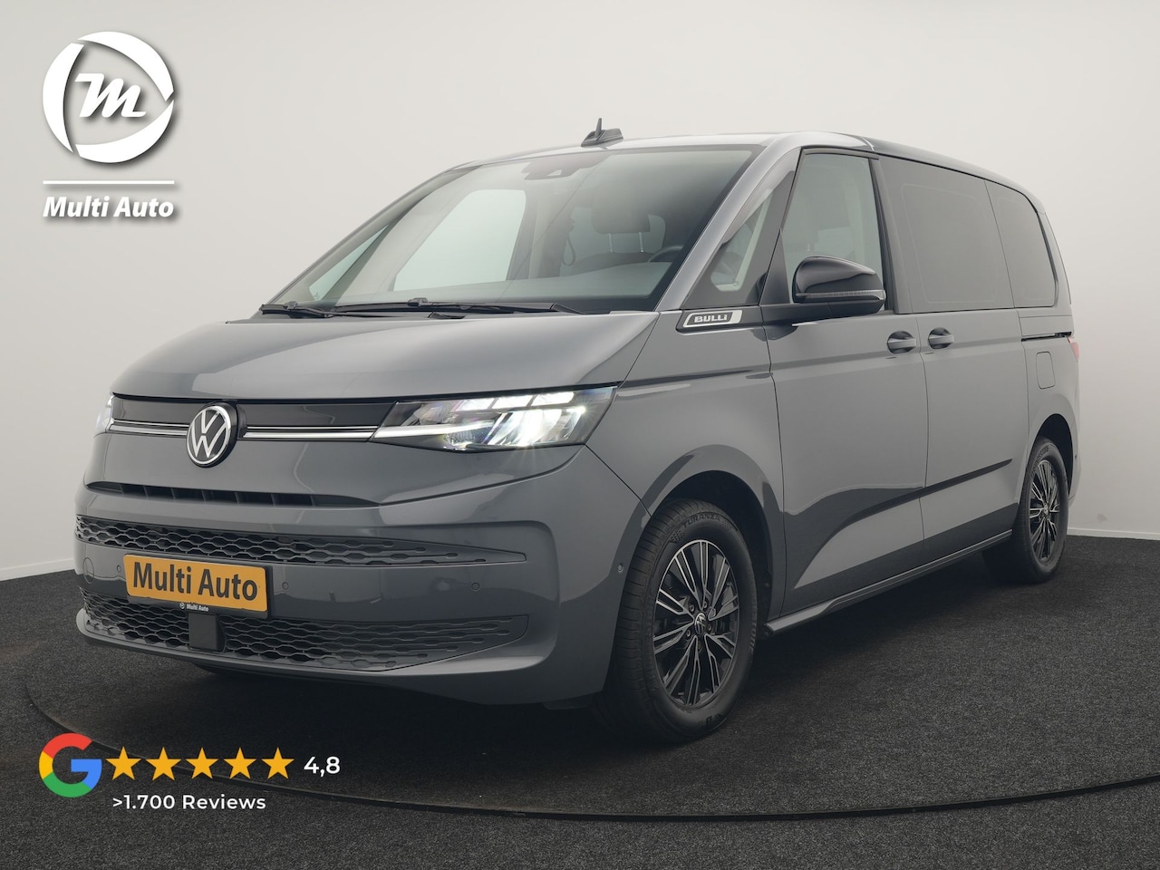Volkswagen Multivan - 1.4 eHybrid Bulli 7 Zits PHEV 218pk Dealer O.H | Trekhaak Af Fabriek | Adaptive Cruise | C - AutoWereld.nl