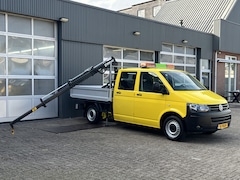 Volkswagen Transporter - 2.0 EcoFuel L2H1 Benzine / Cng Openlaadbak Pick-up Hiab laadkraan Airco Cruise controle Tr