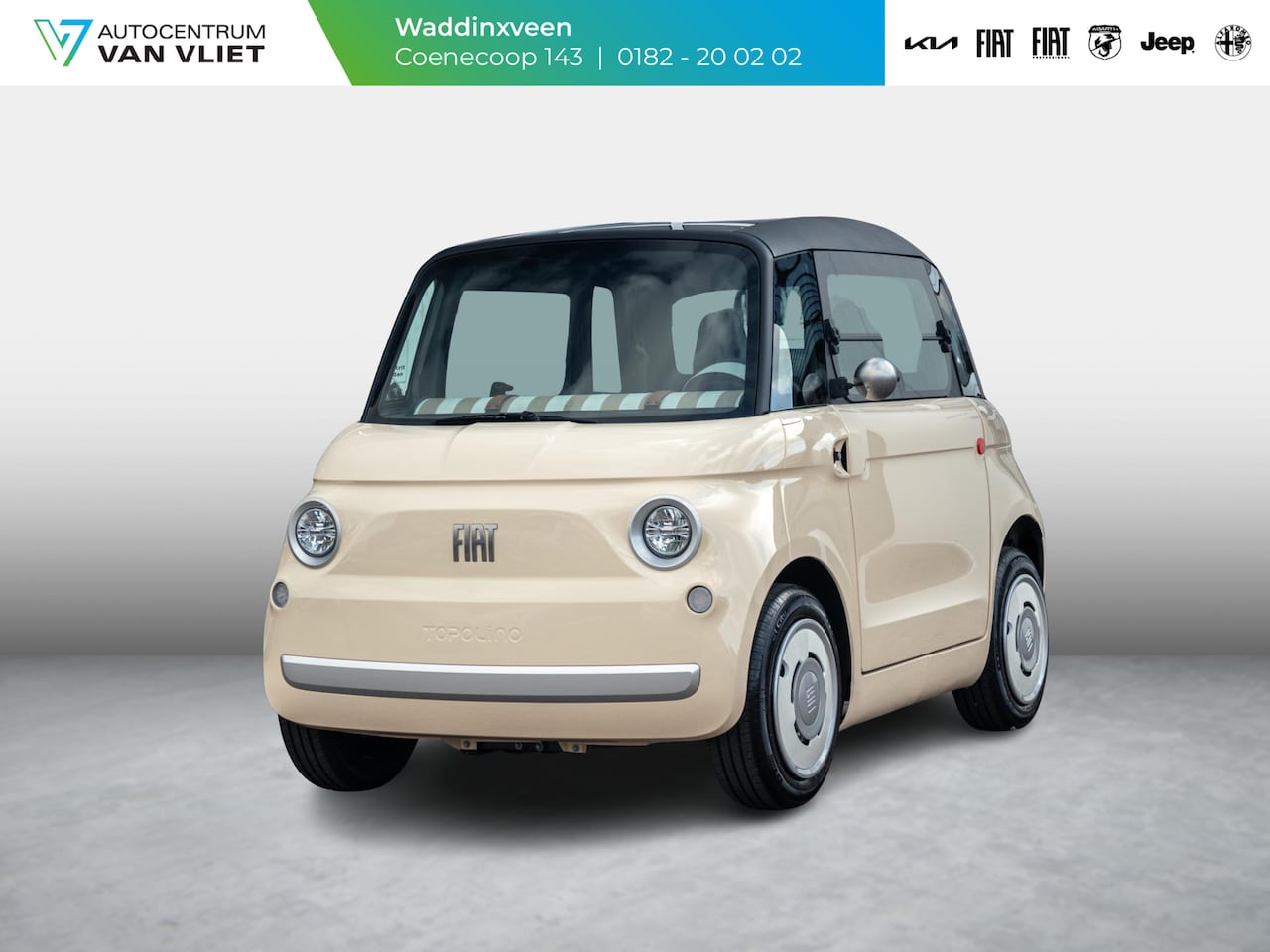 Fiat Topolino - Speciale | Uniek | Beige | Leder Amaretto - AutoWereld.nl