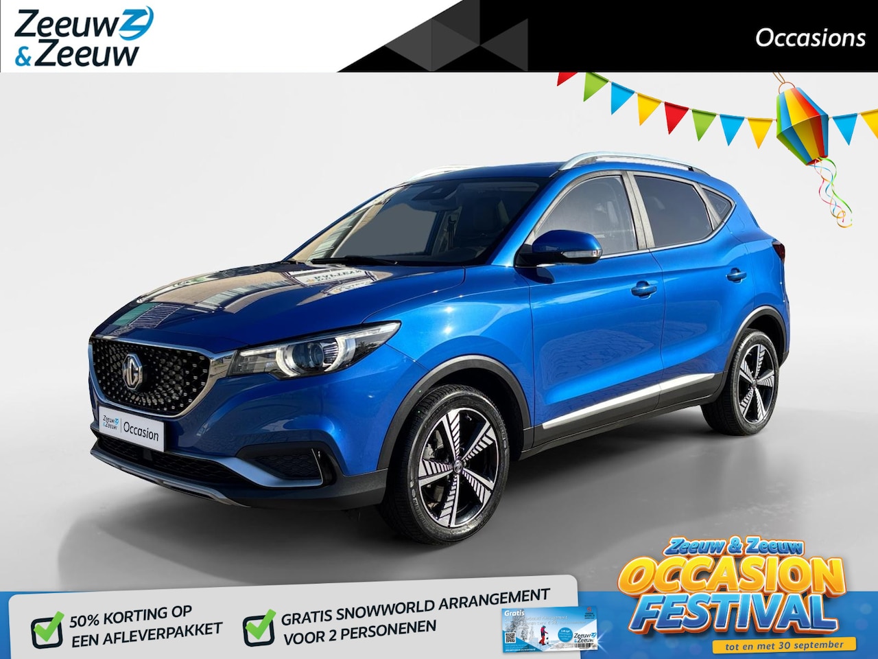 MG MG ZS EV - Luxury 45 kWh | NL-AUTO | PANO | Trekhaak |12 MAANDEN BOVAG GARANTIE | - AutoWereld.nl
