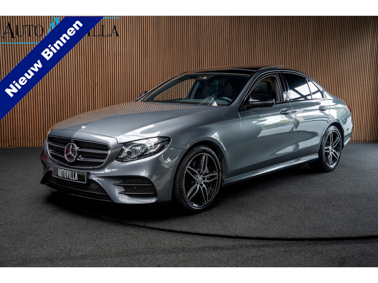 Mercedes-Benz E-klasse - 350 d AMG Panodak Leer Navi Burmester 360° Softclose Dab Sportstoelen PTS Distronic Plus C - AutoWereld.nl