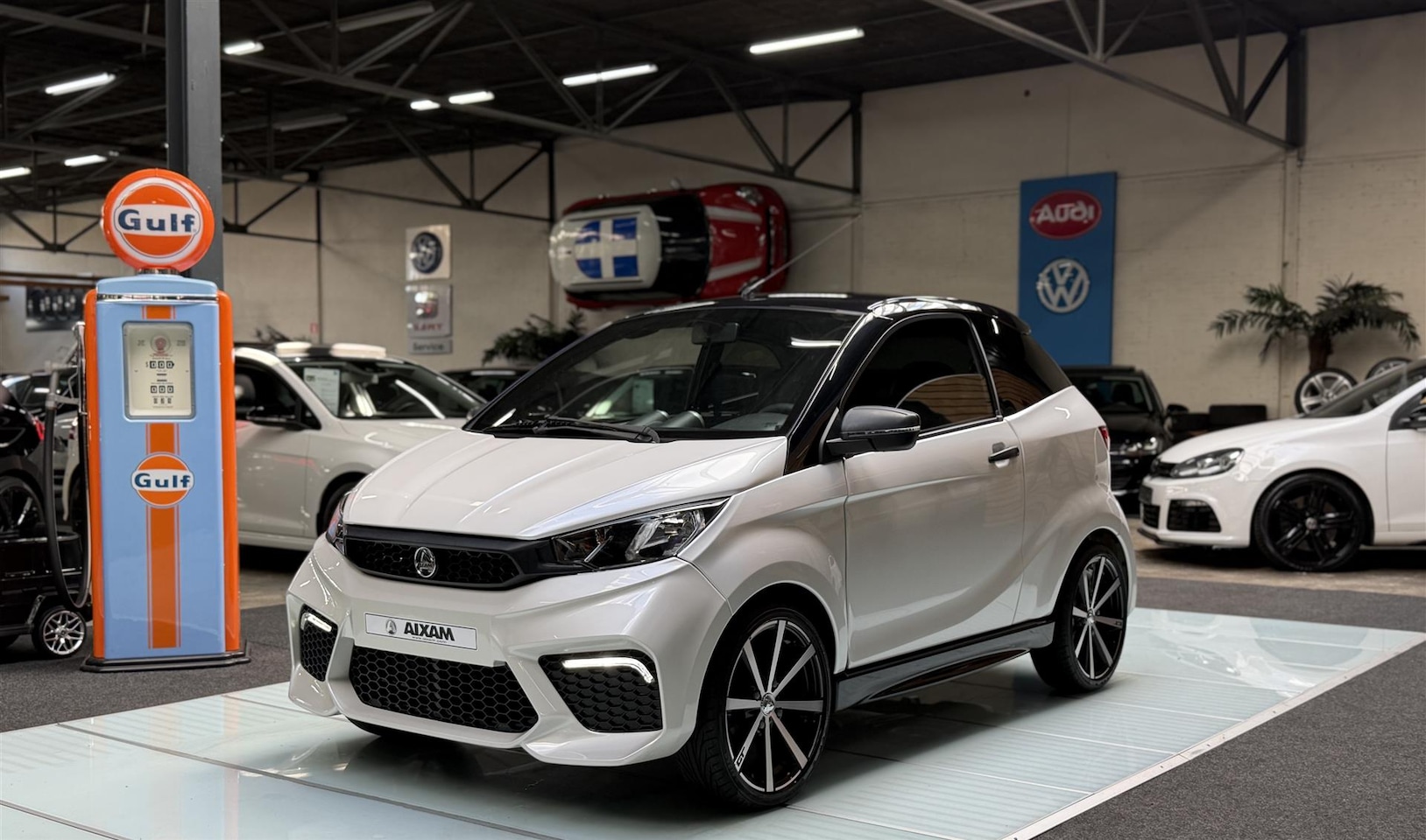 Aixam Coupé - Brommobiel GTI | LED | Sportvelgen | Carplay | Leer - AutoWereld.nl
