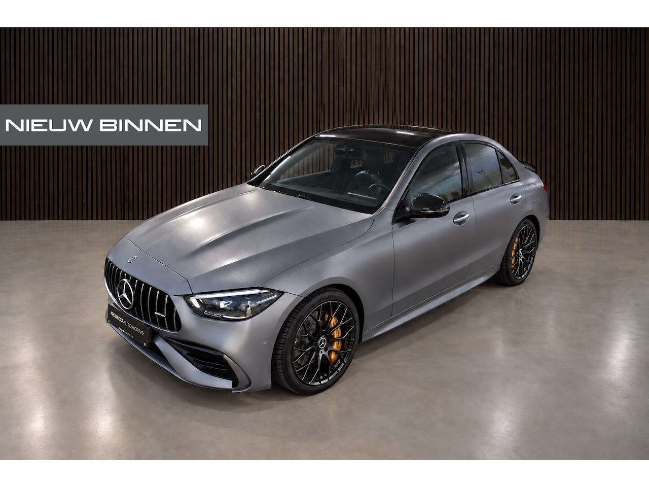 Mercedes-Benz C-klasse - 300 e AMG Line | Magno | Panoramadak | Stoelverwarming | Adaptive Cruise Control | Dodehoe - AutoWereld.nl