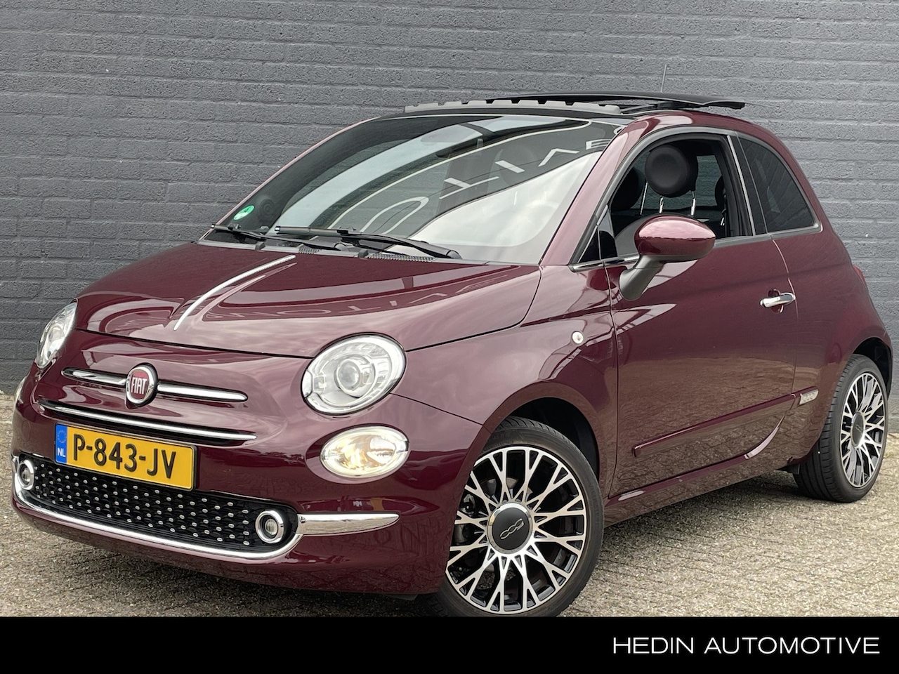 Fiat 500 - 1.0 Hybrid Launch Edition | Clima | Schuif-kantel dak | Navigatie - AutoWereld.nl