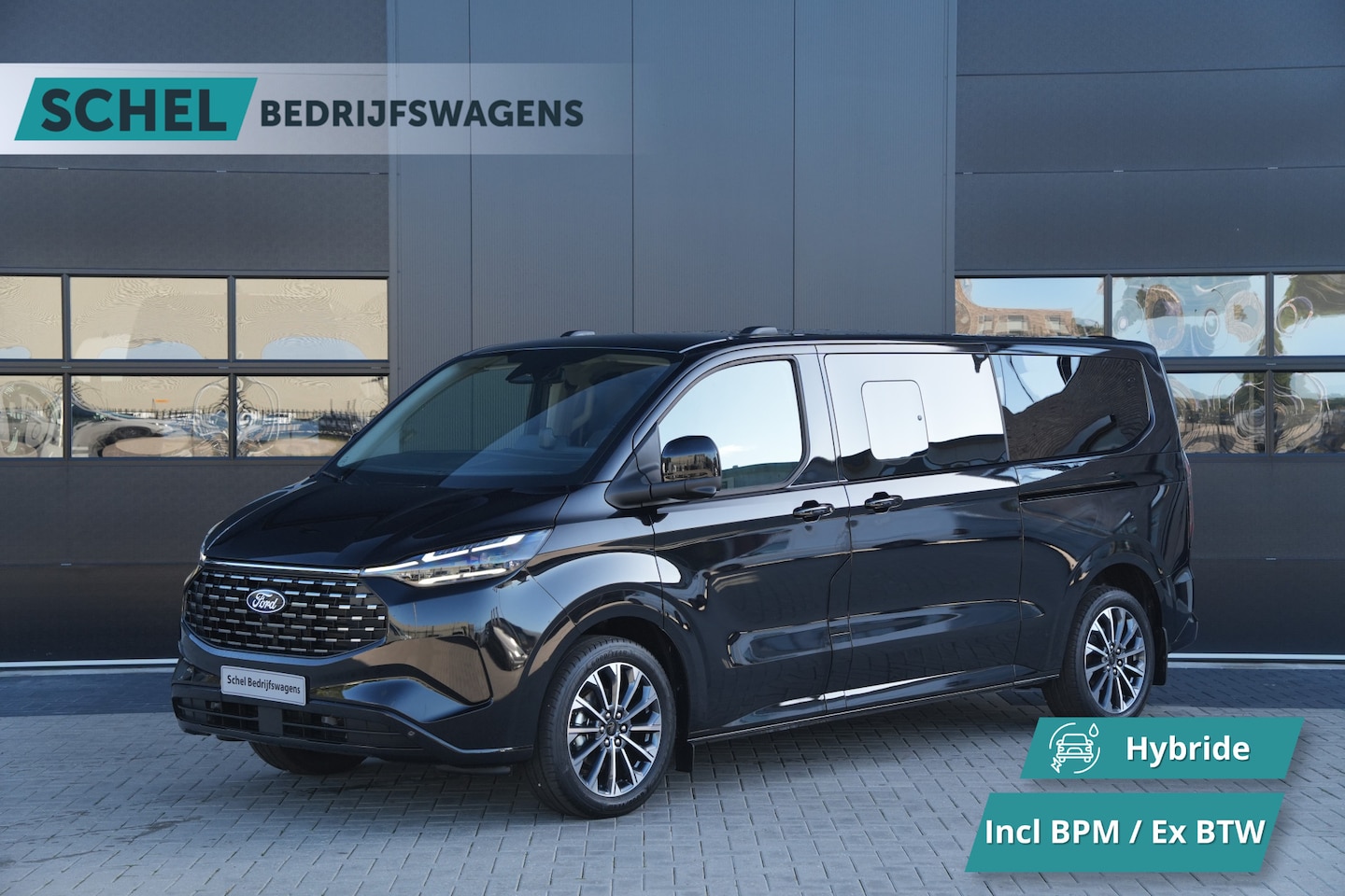 Ford Tourneo Custom - 340 2.5 PHEV L2H1 Titanium X 232pk | ACC | Pano | B&O | Elek. schuifdeuren | 360 camera | - AutoWereld.nl