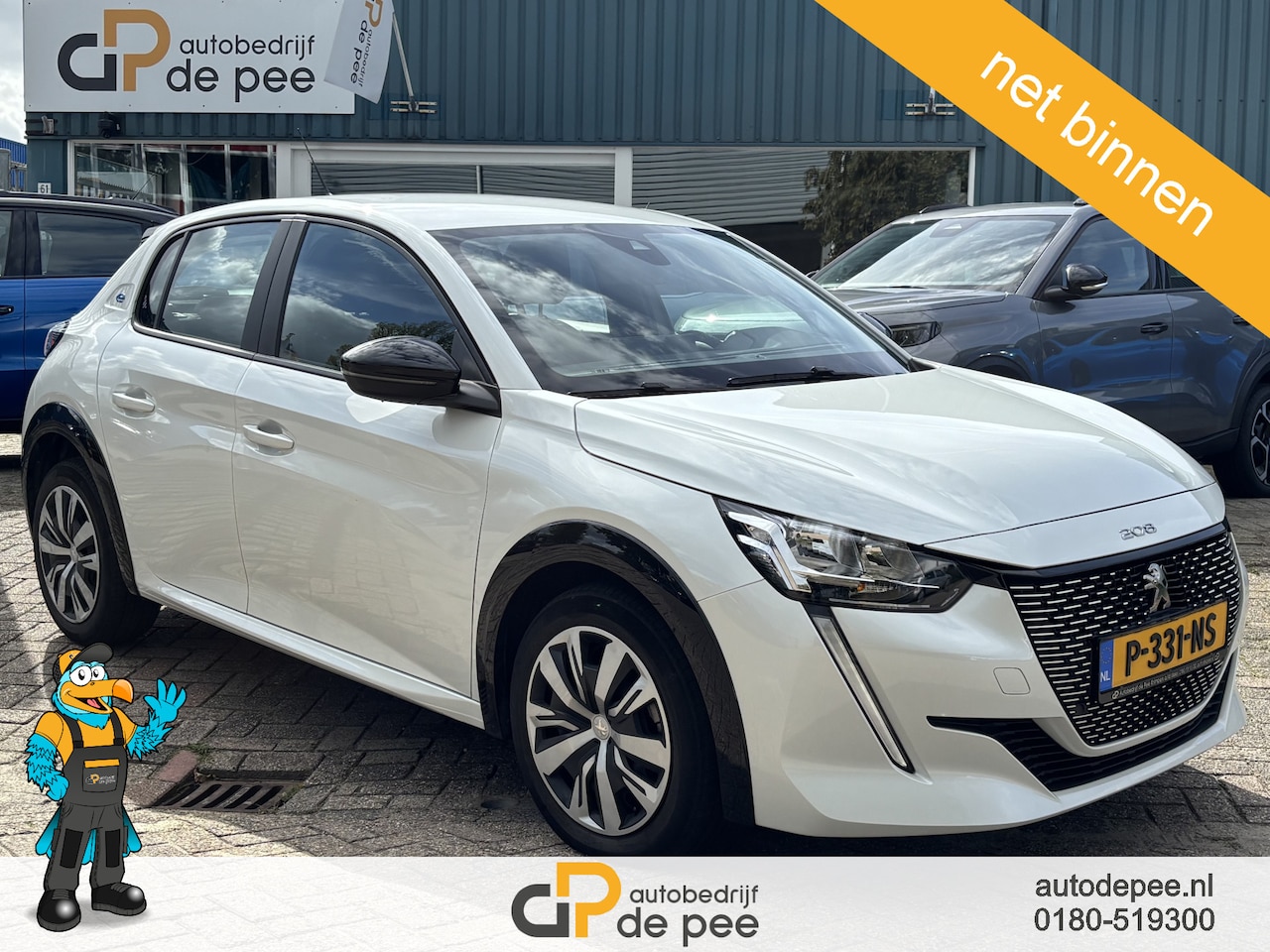 Peugeot e-208 - EV Active 50 kWh GARANTIE/SOH 92%/CRUISE/CLIMA/CARPLAY/EL.RAMEN/CV+AB rijklaarprijs! - AutoWereld.nl