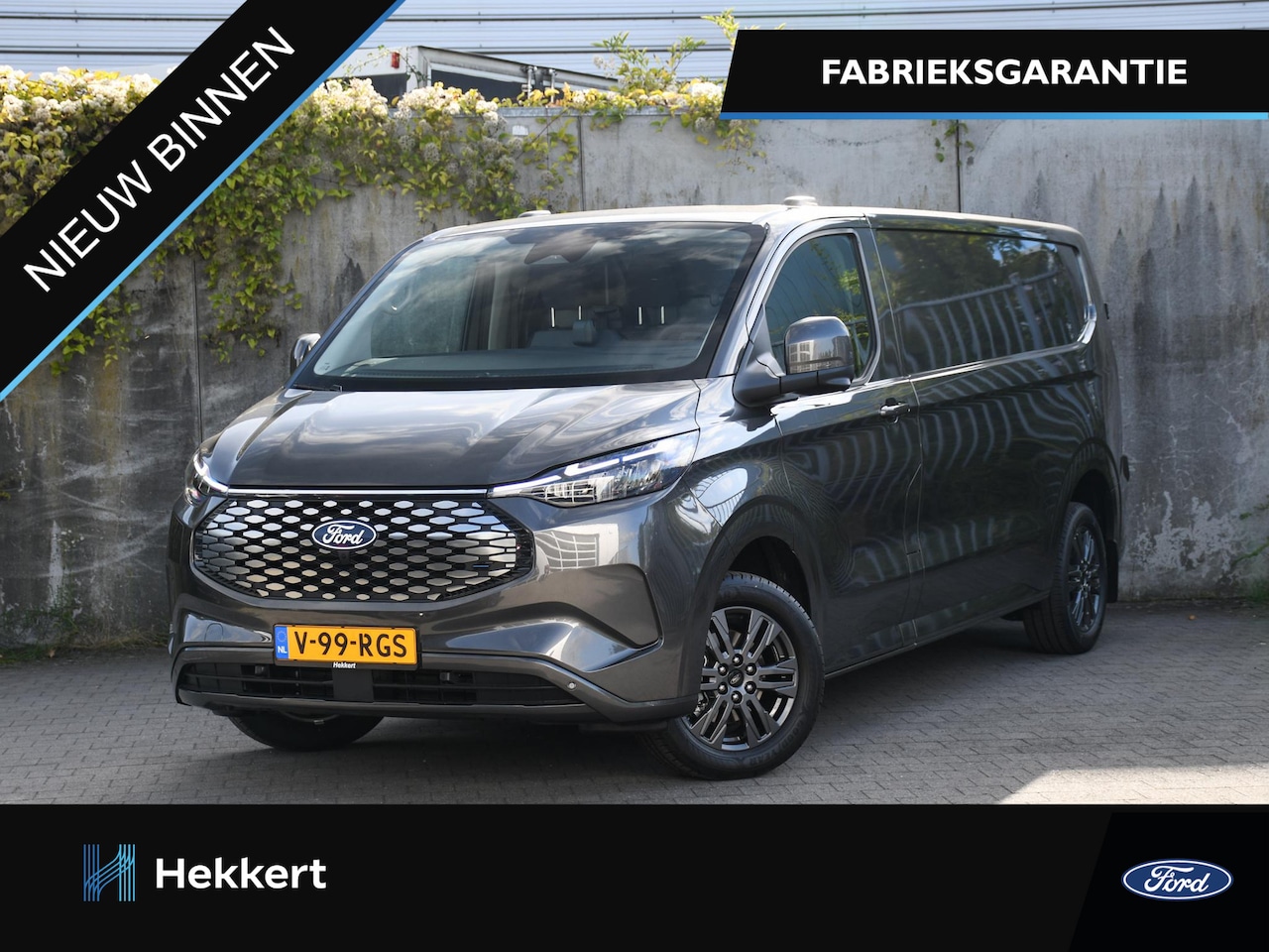 Ford E-Transit Cust. - 340 L2H1 Limited 65 kWh 218pk Automaat 360° CAM. | 17''LM | ADAPT. CC | DODE HOEK | DAB | - AutoWereld.nl
