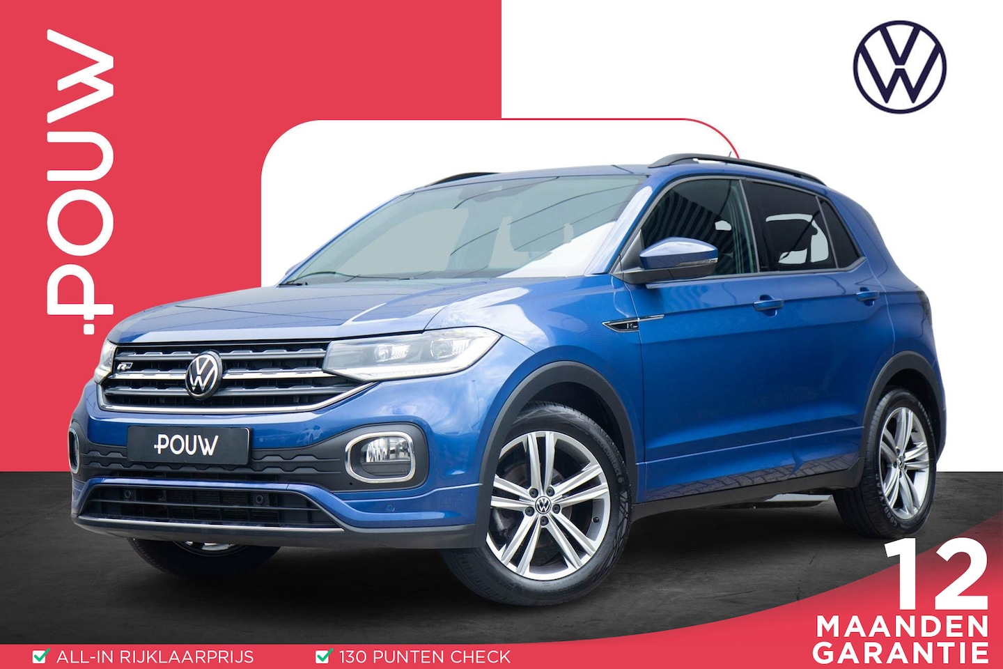 Volkswagen T-Cross - 1.0 TSI 110pk DSG R-Line | Voorstoelen Verwarmd | Apple Carplay/Android Auto | Cruise Cont - AutoWereld.nl
