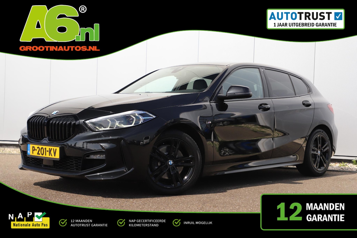 BMW 1-serie - 118i Business Edition M Sport Automaat Black Optic Virtual Cockpit Sfeerverlichting Naviga - AutoWereld.nl