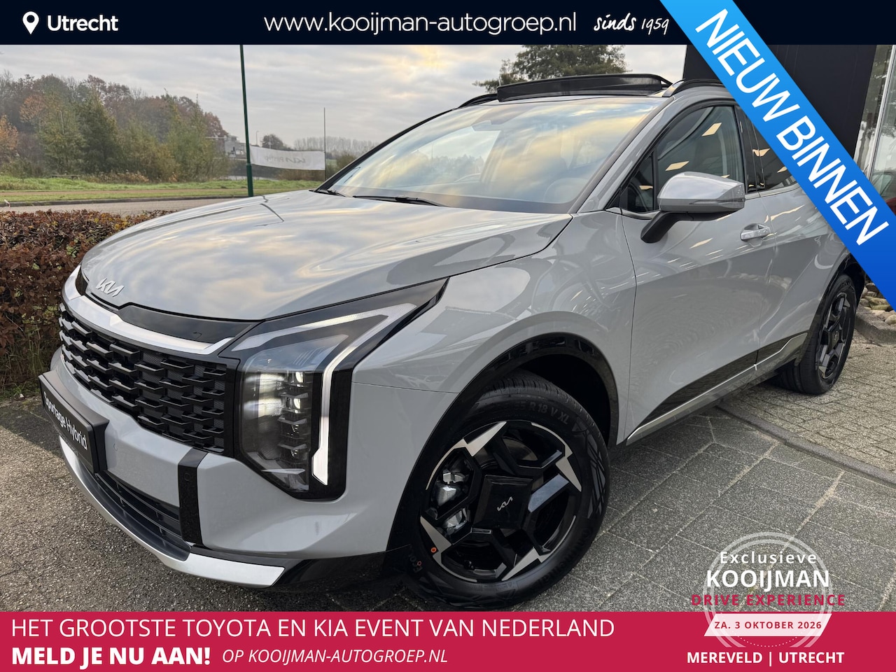 Kia Sportage - 1.6 T-GDi Hybrid DynamicPlusLine Nu €4.500,- voordeel | Direct uit voorraad leverbaar - AutoWereld.nl