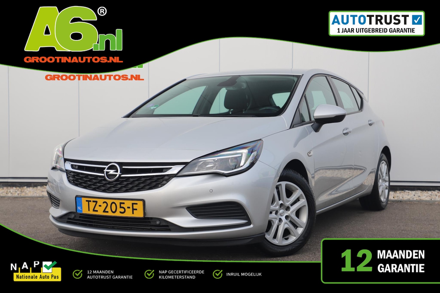 Opel Astra - 1.0 Online Edition Navigatie Airco Cruise PDC Bluetooth Carplay - AutoWereld.nl