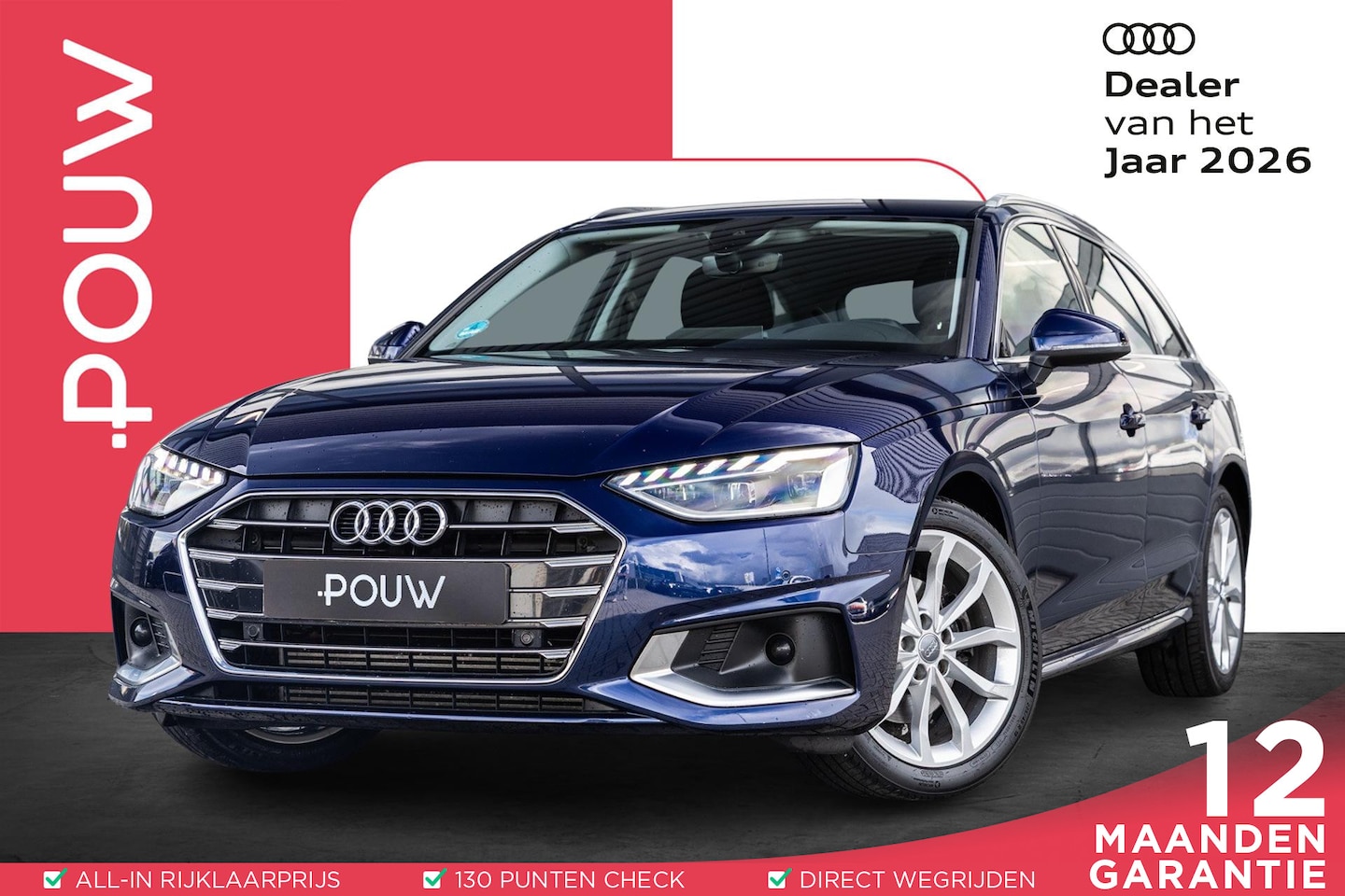 Audi A4 Avant - 35 TFSI 150pk S-tronic Advanced Edition | Stoelverwarming | Sportstuur | Sfeerverlichting - AutoWereld.nl